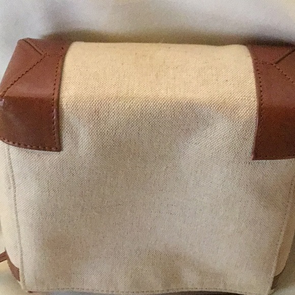 Etienne Aigner Brown and Cream Crossbody Bag - Picture 8 of 8